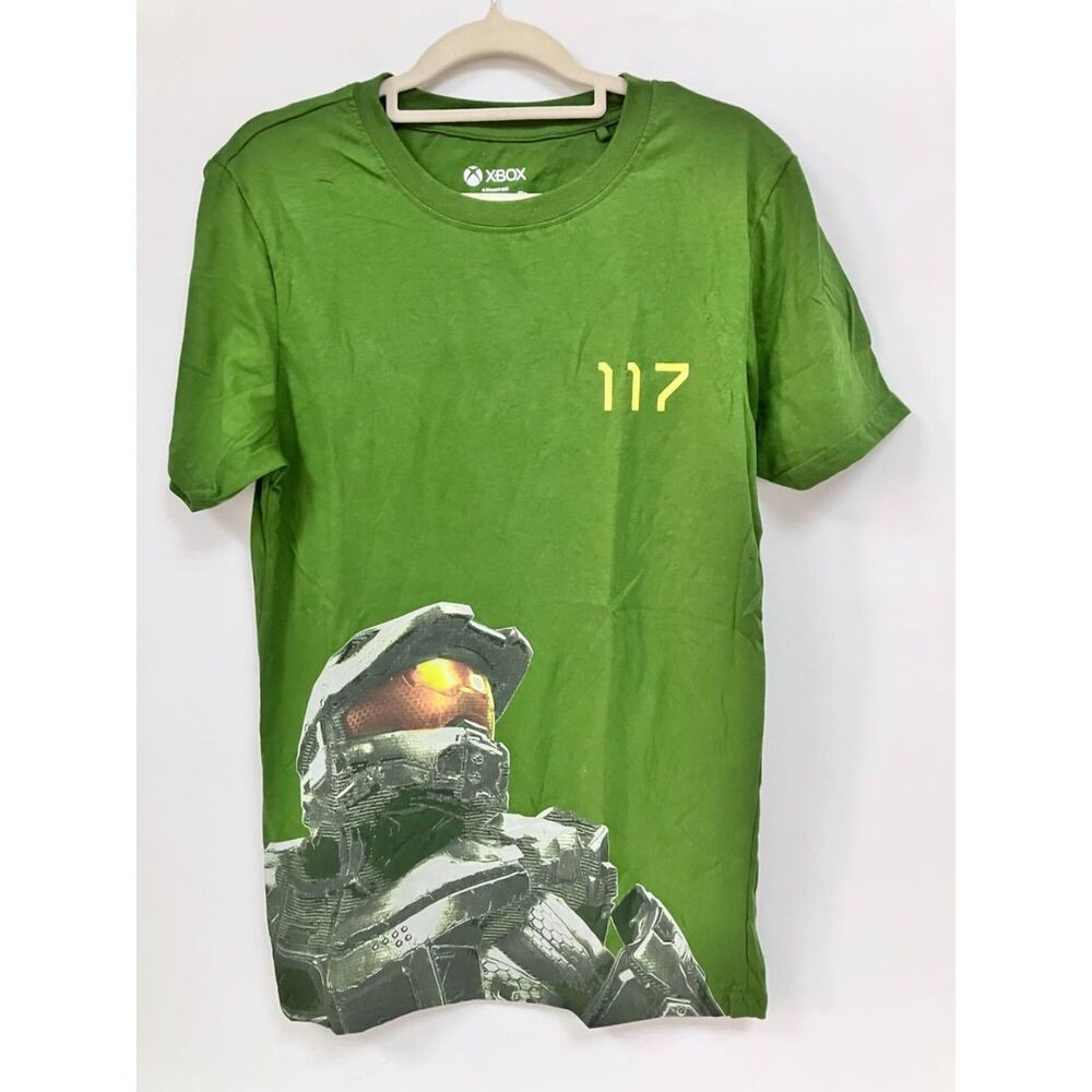Xbox T-shirt Summer Thin Breathable Short Sleeve Tee Green Unisex